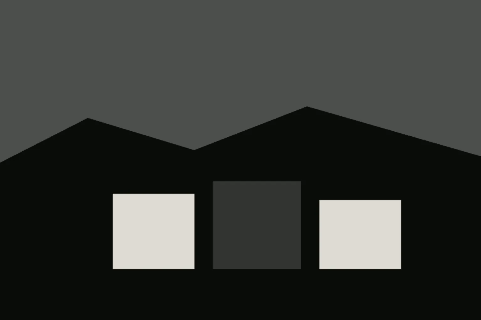 AI-generated editorial illustration: Residential carts on a quiet condo drive, one set apart