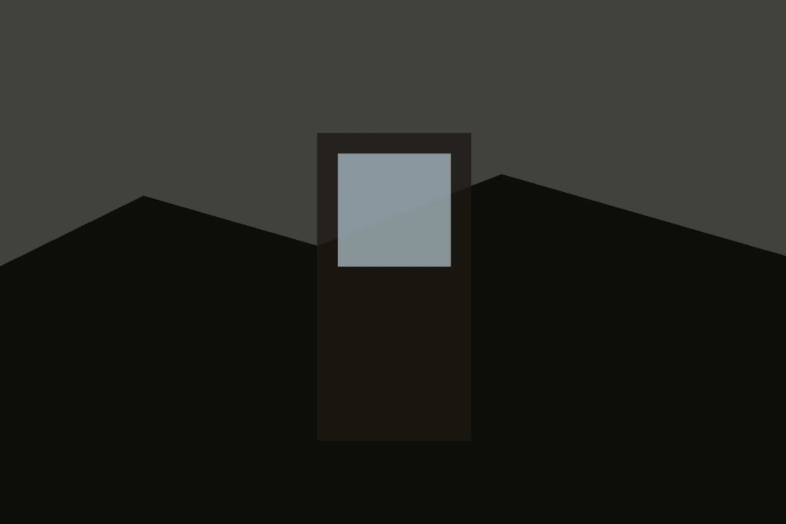 AI-generated editorial illustration: An empty school courtyard and student market stall after hours
