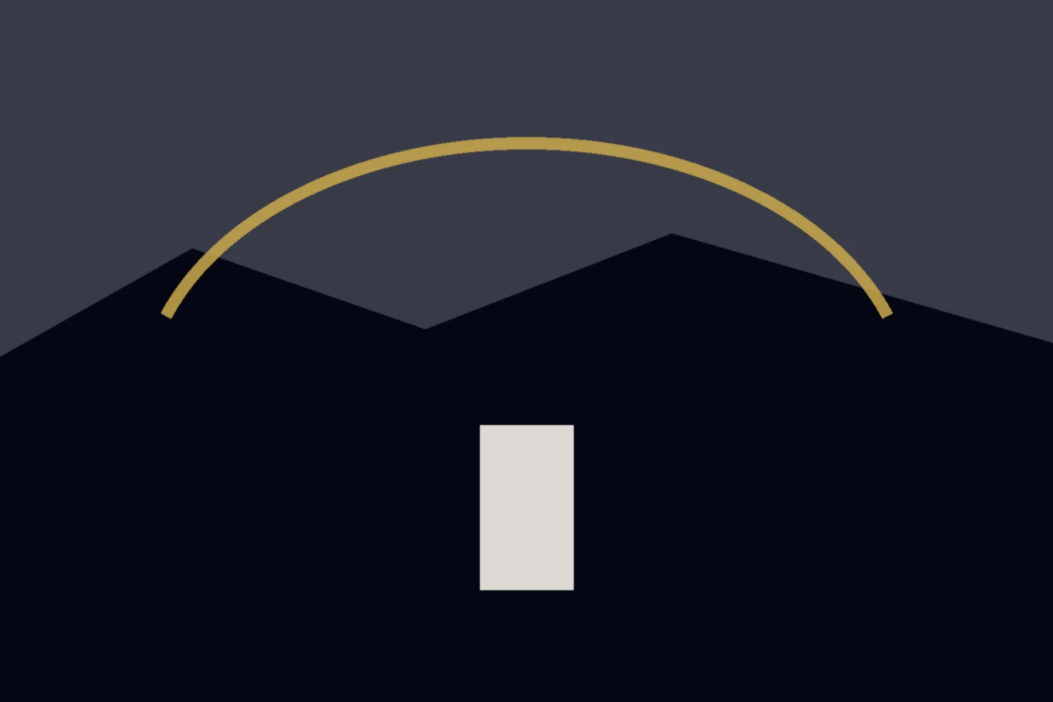 AI-generated editorial illustration: Empty stadium seats and a blank trophy case after a night match