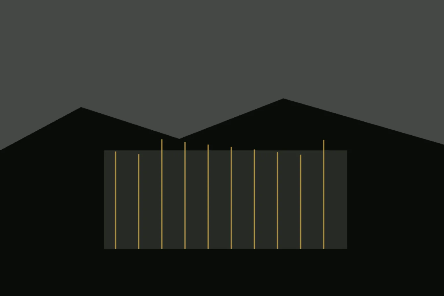 AI-generated editorial illustration: Unmarked ballot and pencil beside a scale model of roads and a bridge