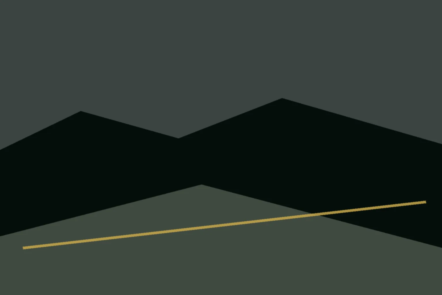 AI-generated editorial illustration: An empty canal trail at dusk with a bicycle leaning on a rail, no rider